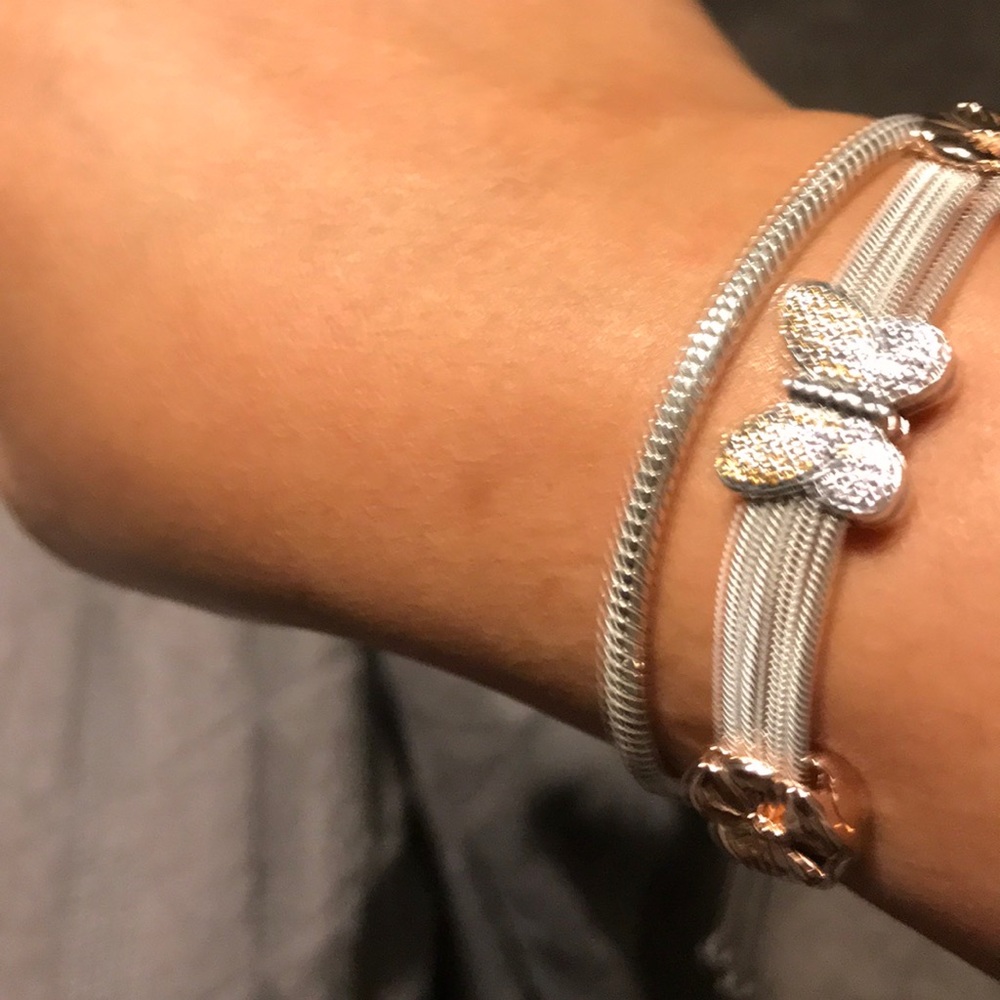 Pandora Reflexions multi snake chain bracelet 6.5 - Picture 14 of 16